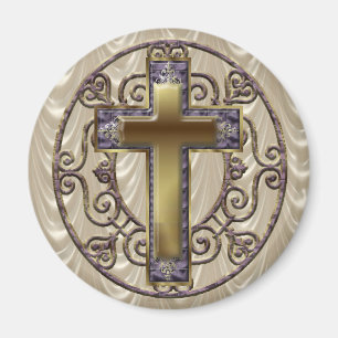 Purple Cross Magnets