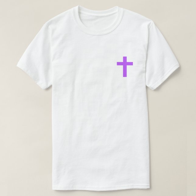 Purple Cross T-Shirt (Design Front)