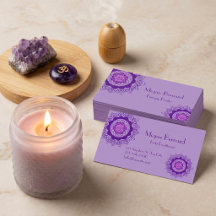 Purple Crown Chakra Energy Healer Reiki Business 