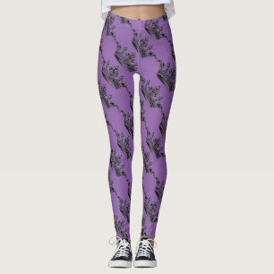 Purple Crown Sporty Athleisure Leggings