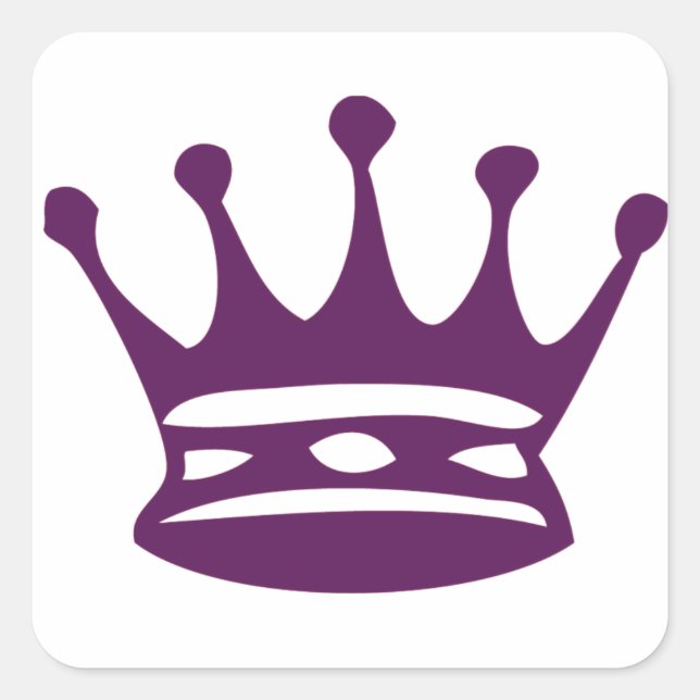 Purple Crown Sticker (Front)
