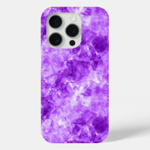 Purple Crumpled Texture iPhone 15 Pro Case