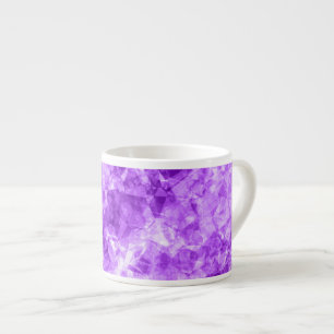Purple Crumpled Texture Espresso Cup