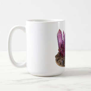 purple crystal coffee mug