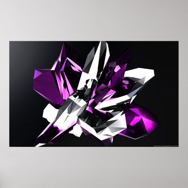 Purple Crystal Poster (Front)