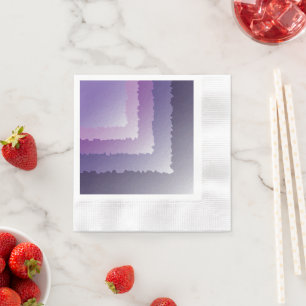 Purple crystals napkin