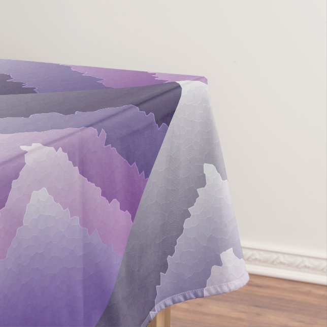 Purple crystals tablecloth (In Situ)