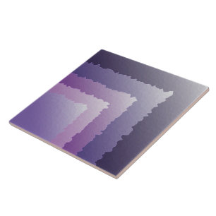 Purple crystals tile