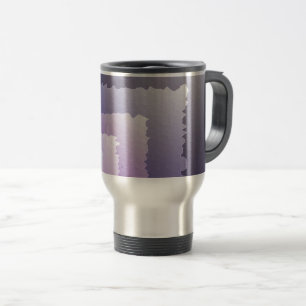 Purple crystals travel mug