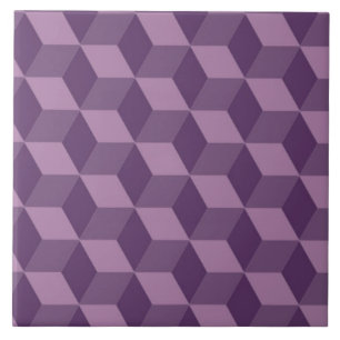PURPLE CUBES TILE