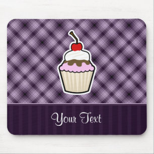 Purple Cupcake Mouse Mat