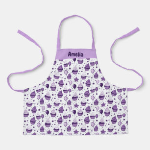 Purple Cupcake  Personalised Kids' Apron
