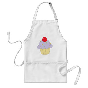 Purple Cupcake Standard Apron