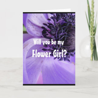 Purple Curls Invitation