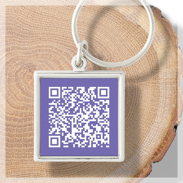 Purple | Custom QR Code Scannable Keychain (Creator Uploaded)