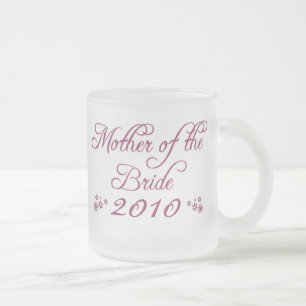 Purple customisable mother of bride frosted mug