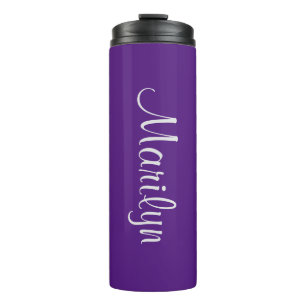Purple Customise Matching Design 12oz Thermal Tumbler