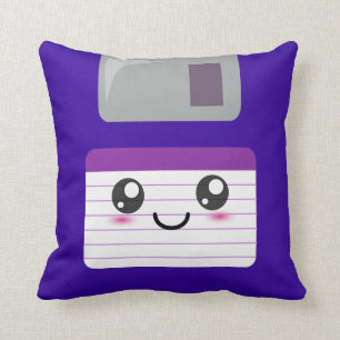Purple Cute Floppy disc cushion