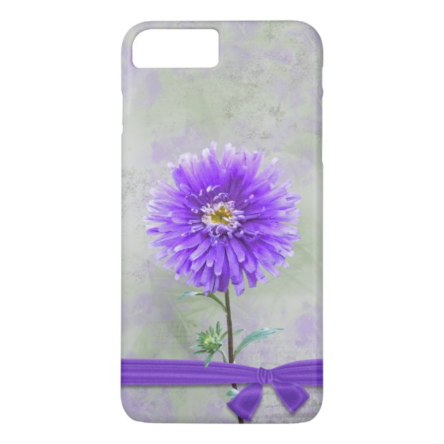 Purple Dahlia Case-Mate iPhone Case (Back)