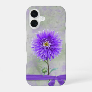 Purple Dahlia iPhone 16 Case