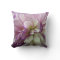 Purple Dahlia Throw Pillow
