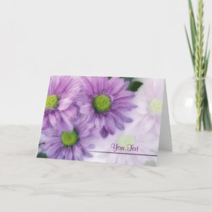 Purple Daisies Card