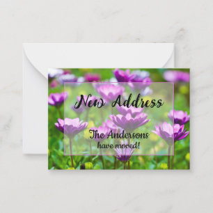 Purple Daisies New Address Announcement