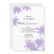 Purple Daisies Quinceanera Party Invitation