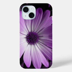 Purple Daisy Flower iPhone 15 Case