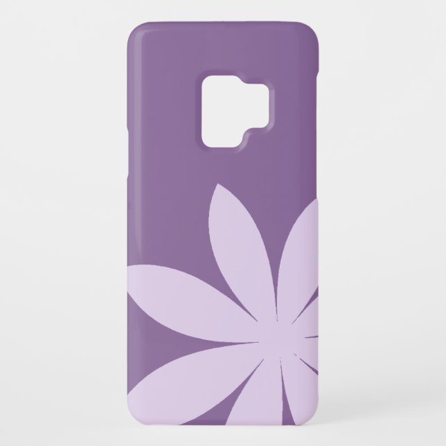 Purple Daisy Flower Case-Mate Samsung Galaxy Case (Back)