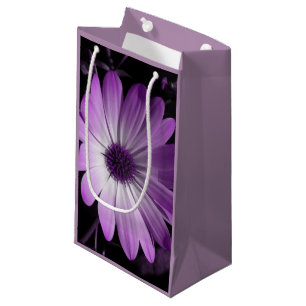 Purple Daisy Flower Gift Bag