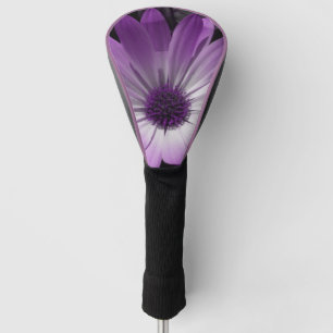 Purple Daisy Flower Golf Driver Cover
