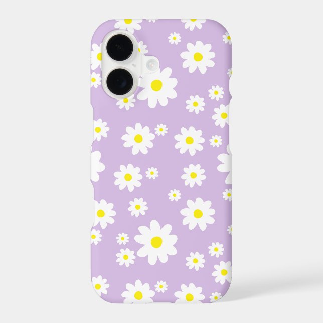 Purple Daisy Flower Pattern Spring (Back)