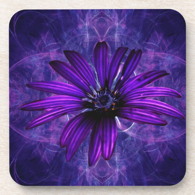 Purple Daisy Passion Coaster (Front)