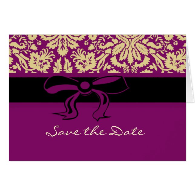 Purple Damask (Front Horizontal)