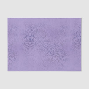 Purple Damask Tissue Paper
