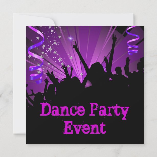 Rave Invitations Zazzle UK