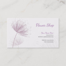 Purple Dandelion Business Card