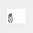 Purple Day of the Dead Sugar Skull Penguin