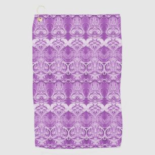 Purple Decoorative Golf Towel