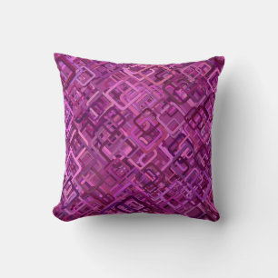 Purple decorative cushion