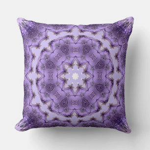 Purple Decorative Holiday Throw Pillow