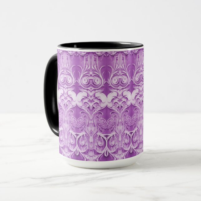 Purple Decorative Mug (Front Left)