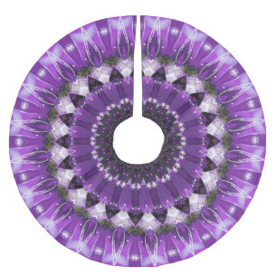 Purple Decorative Tree Skirt