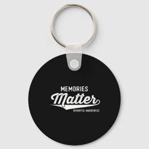 Purple Dementia Awareness Gifts Memories Problem Key Ring