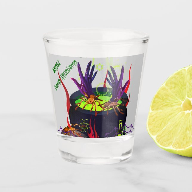 Purple Demon  Shot Glass (Front)