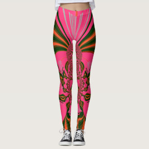 Purple design background  Women  Leggings