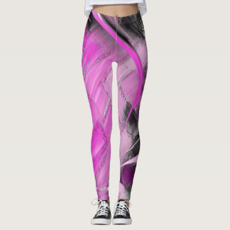 Purple Designer Leggings