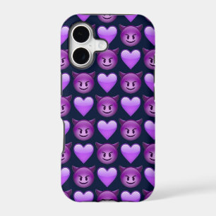 Purple Devil Emoji iPhone 8/7 Plus Phone Case