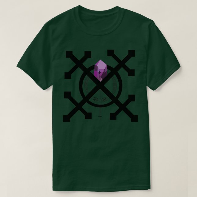 Purple Diamond Emblem T-Shirt (Design Front)